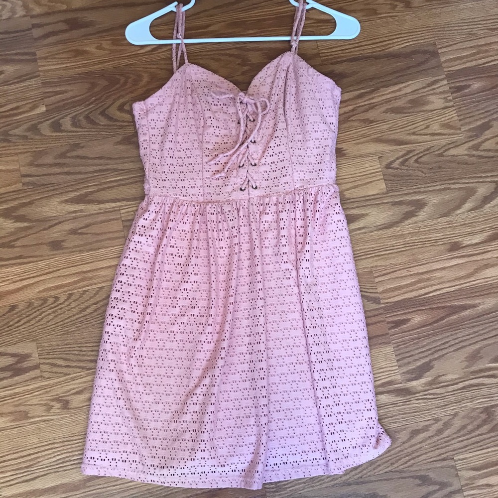 BeBop Spaghetti Strap Sweetheart Mini Dress